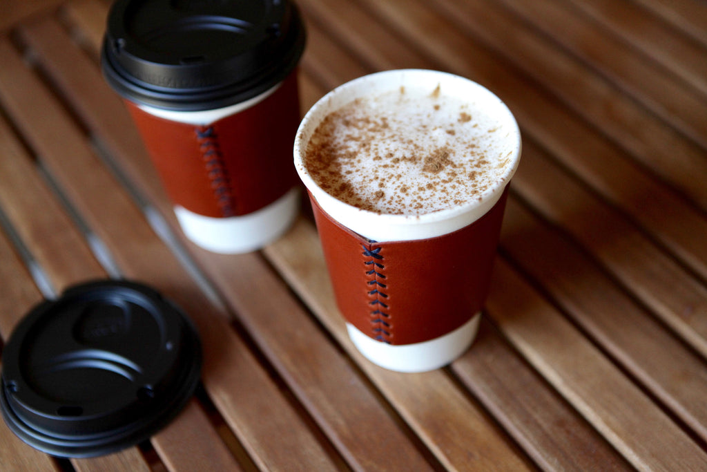 Leather Coffee Sleeve. Solid Manufacturing Co.