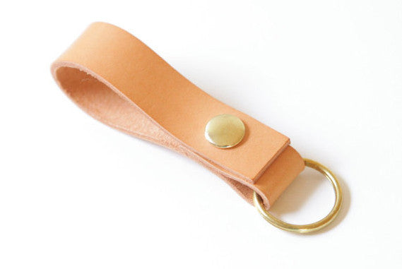 Leather Key Fob. Solid Manufacturing Co.