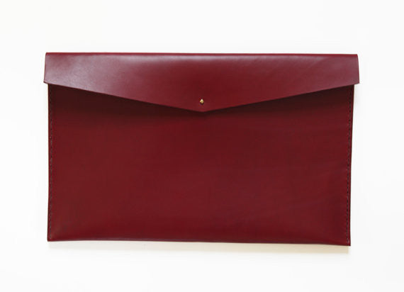 Leather MacBook Clutch. Solid Manufacturing Co.