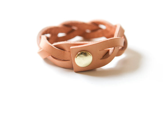 Braided Leather Bracelet. Solid Manufacturing Co.