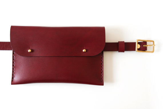 Leather Waist Pack. Solid Manufacturing Co.